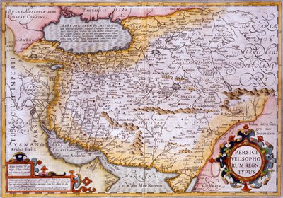 Carte de la Perse, 1638 - Gerardus Mercator